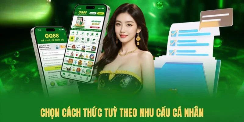 Chọn cách thức phù hợp với từng tình huống